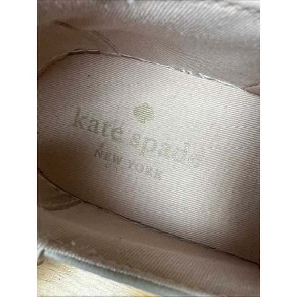 Kate Spade New York Azores White Leather Loafers Slip On Flats Womens 10B GUC - Picture 10 of 11